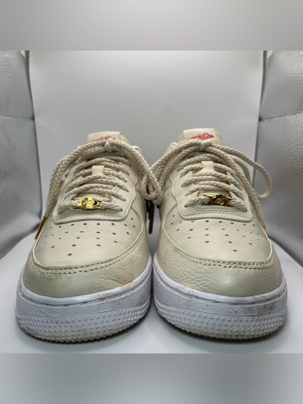 Nike Air Force 1 Low x Premium Goods Bella Women’s 8.5 Beaded Shoes DV2957-200 - Picture 5 of 12